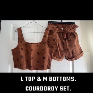 Corduroy set